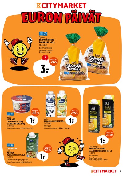 K-Citymarket tarjouslehti viikolta 29 sivu 3