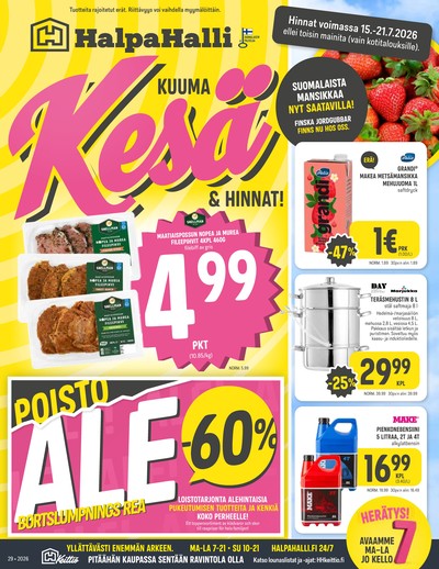 Halpa Halli tarjouslehti viikolta 29 sivu 1