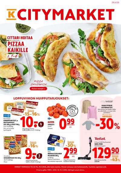 K-Citymarket tarjouslehti viikolta 29 sivu 1