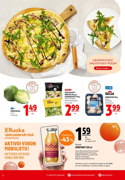 K-Citymarket tarjouslehti viikolta 29 sivu 2