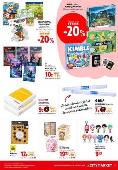 K-Citymarket tarjouslehti viikolta 29 sivu 13