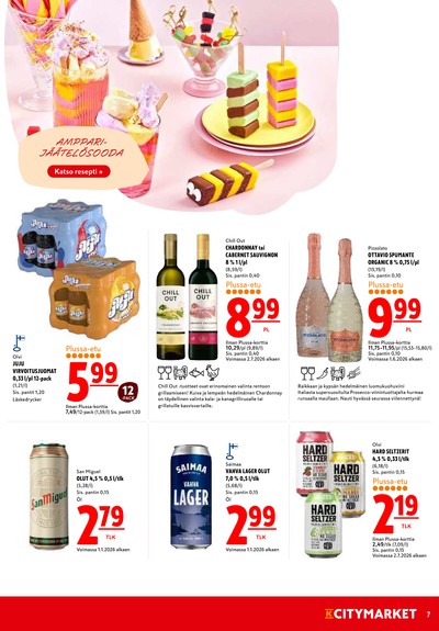 K-Citymarket tarjouslehti viikolta 29 sivu 7