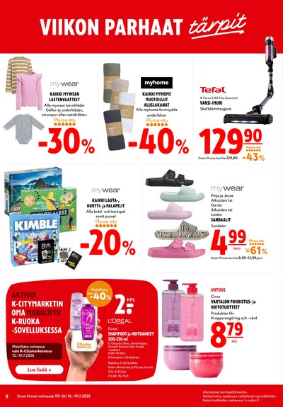 K-Citymarket tarjouslehti viikolta 29 sivu 8