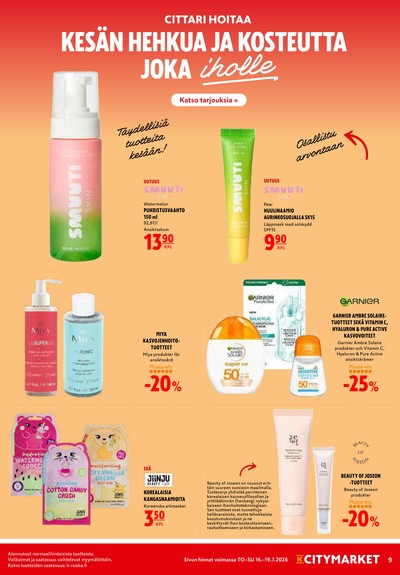 K-Citymarket tarjouslehti viikolta 29 sivu 9