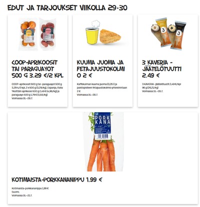 Alepa tarjouslehti. Voimassa: 15/07/26 - 21/07/26