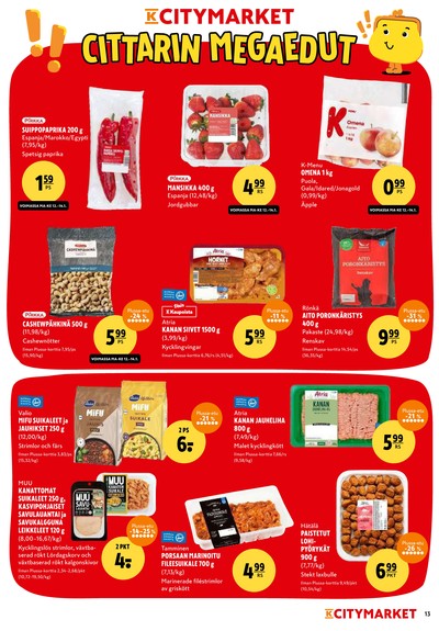 K-Citymarket tarjouslehti viikolta 3 sivu 13