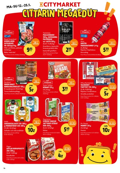 K-Citymarket tarjouslehti viikolta 3 sivu 14