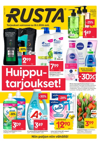 Rusta tarjouslehti viikolta 3 sivu 1