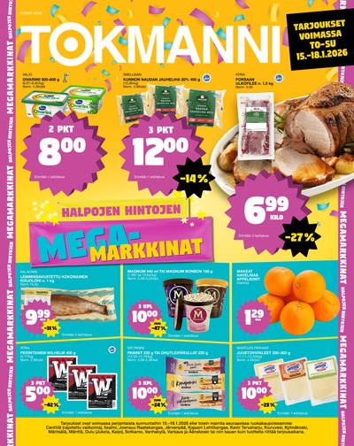 Tokmanni tarjouslehti viikolta 3 sivu 1