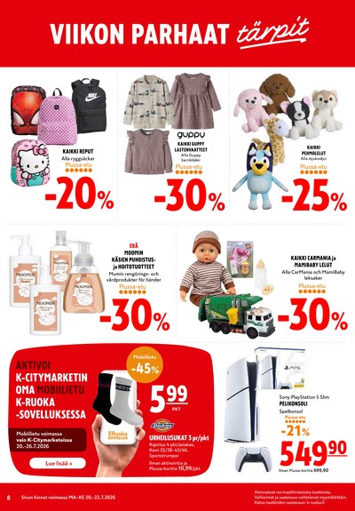 K-Citymarket tarjouslehti viikolta 30 sivu 8