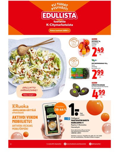 K-Citymarket tarjouslehti viikolta 30 sivu 2