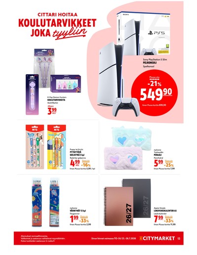 K-Citymarket tarjouslehti viikolta 30 sivu 13