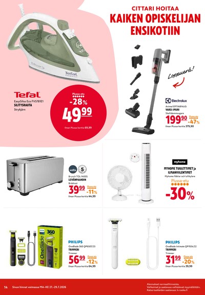 K-Citymarket tarjouslehti viikolta 31 sivu 14