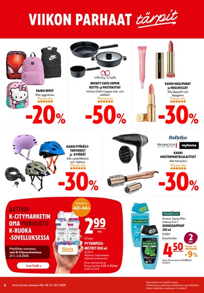 K-Citymarket tarjouslehti viikolta 31 sivu 8