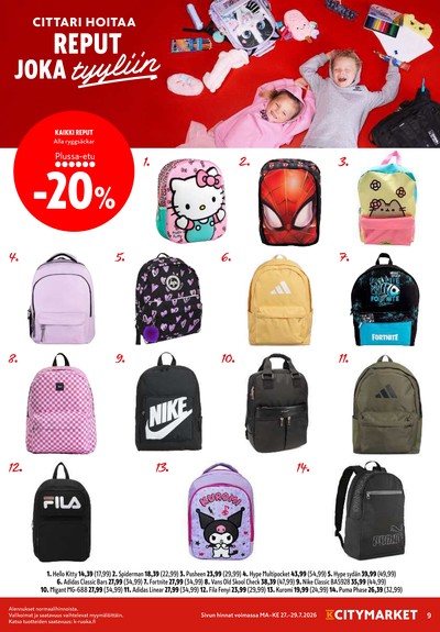K-Citymarket tarjouslehti viikolta 31 sivu 9