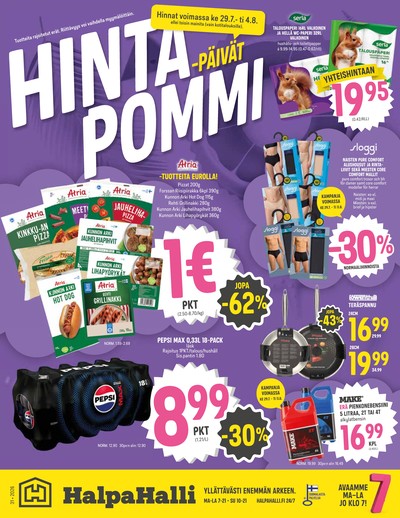 Halpa Halli tarjouslehti viikolta 31 sivu 1