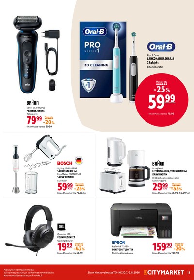 K-Citymarket tarjouslehti viikolta 31 sivu 13