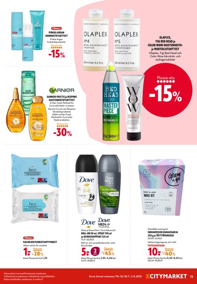K-Citymarket tarjouslehti viikolta 31 sivu 15