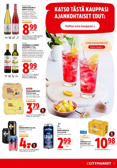K-Citymarket tarjouslehti viikolta 31 sivu 7