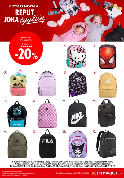 K-Citymarket tarjouslehti viikolta 31 sivu 9