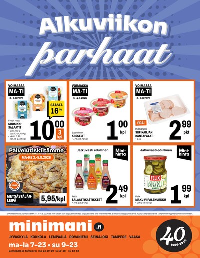 Minimani tarjouslehti viikolta 32 sivu 1