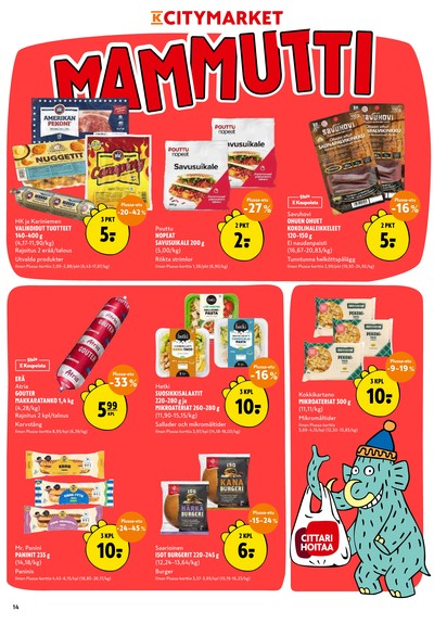 K-Citymarket tarjouslehti viikolta 32 sivu 14