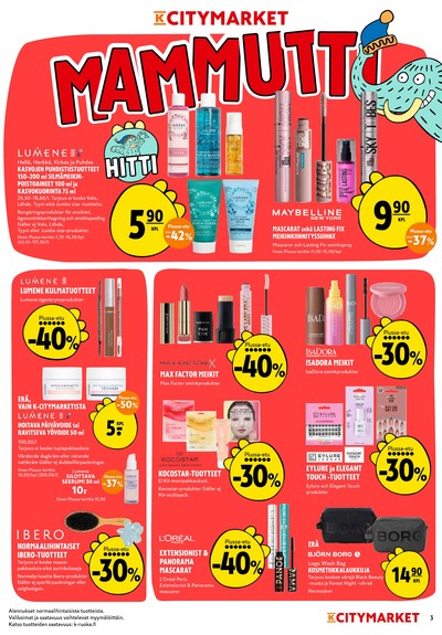 K-Citymarket tarjouslehti viikolta 32 sivu 3