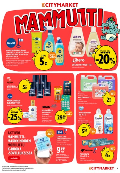 K-Citymarket tarjouslehti viikolta 32 sivu 5