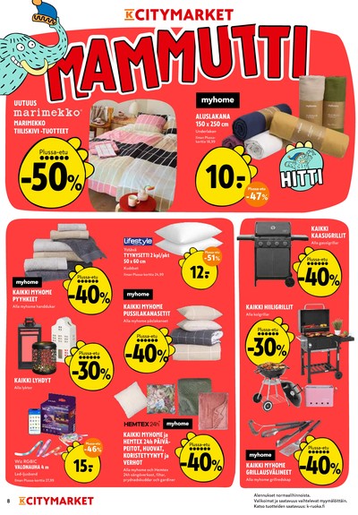K-Citymarket tarjouslehti viikolta 32 sivu 8