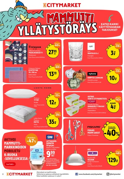 K-Citymarket tarjouslehti viikolta 32 sivu 2