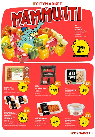 K-Citymarket tarjouslehti viikolta 32 sivu 13