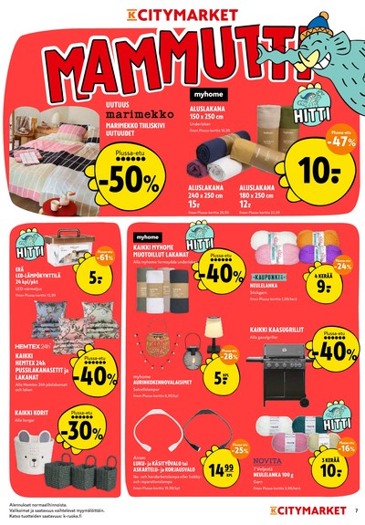 K-Citymarket tarjouslehti viikolta 32 sivu 7