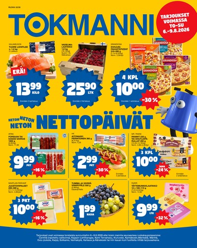 Tokmanni tarjouslehti viikolta 32 sivu 1