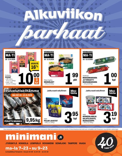 Minimani tarjouslehti viikolta 33 sivu 1