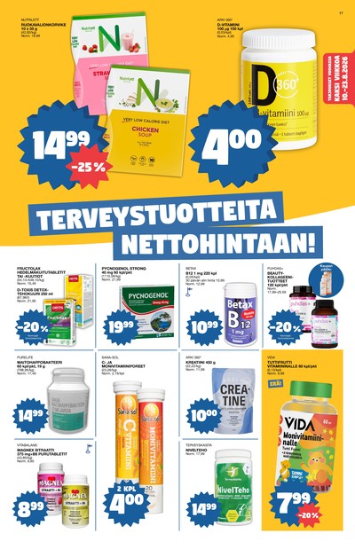 Tokmanni tarjouslehti viikolta 33 sivu 17