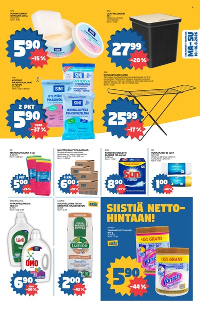 Tokmanni tarjouslehti viikolta 33 sivu 9