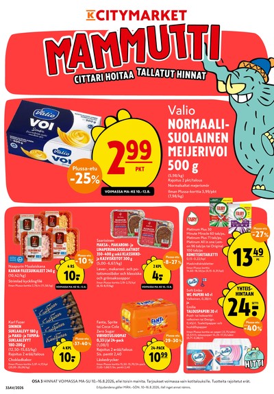 K-Citymarket tarjouslehti viikolta 33 sivu 1