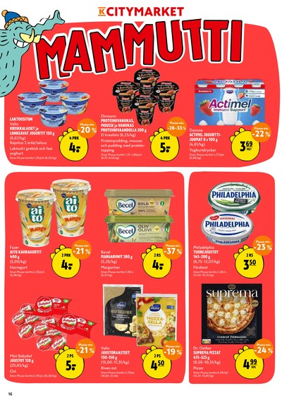 K-Citymarket tarjouslehti viikolta 33 sivu 16