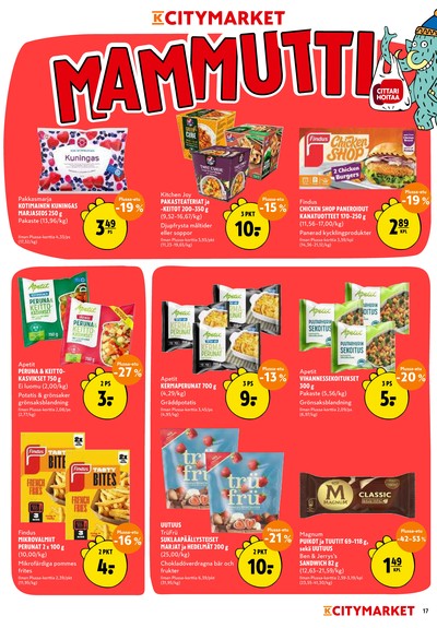 K-Citymarket tarjouslehti viikolta 33 sivu 17