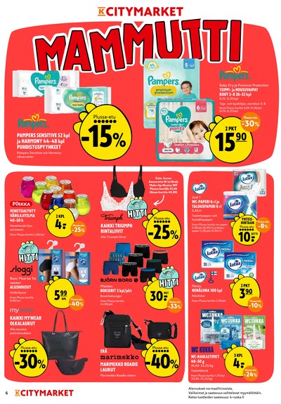 K-Citymarket tarjouslehti viikolta 33 sivu 6