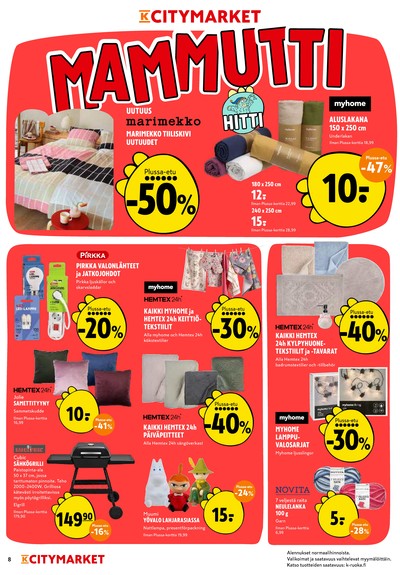 K-Citymarket tarjouslehti viikolta 33 sivu 8
