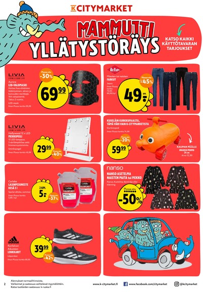 K-Citymarket tarjouslehti viikolta 33 sivu 2