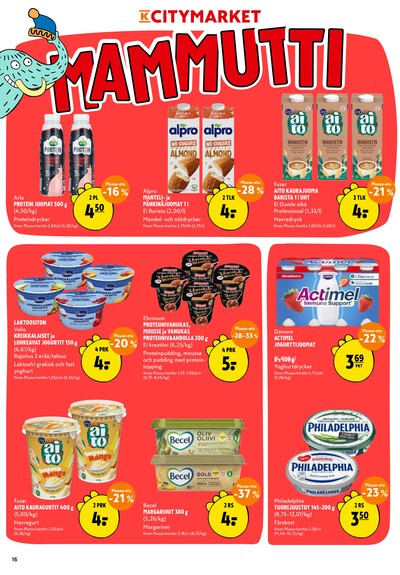 K-Citymarket tarjouslehti viikolta 33 sivu 16