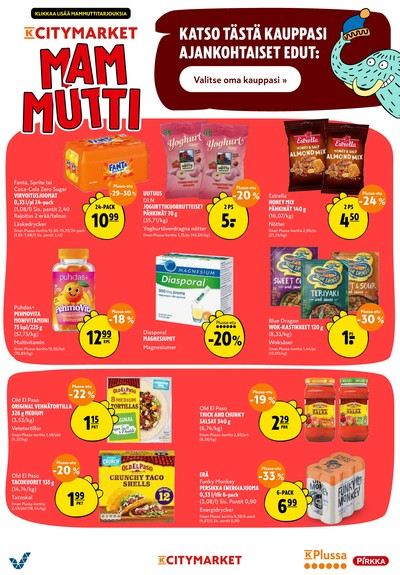 K-Citymarket tarjouslehti viikolta 33 sivu 20