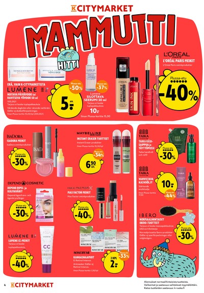 K-Citymarket tarjouslehti viikolta 33 sivu 4