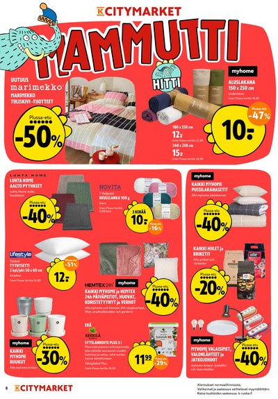 K-Citymarket tarjouslehti viikolta 33 sivu 8