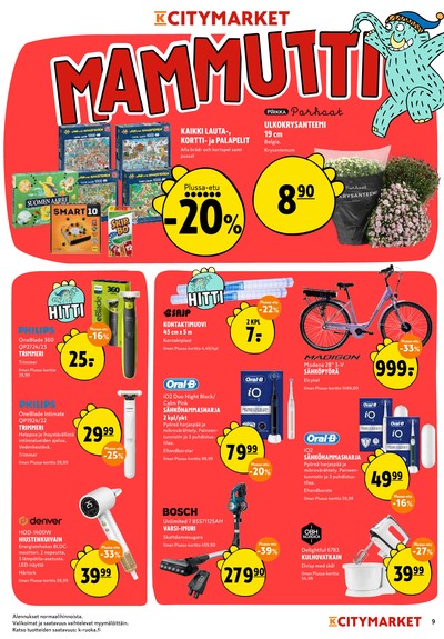 K-Citymarket tarjouslehti viikolta 33 sivu 9