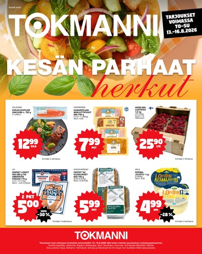 Tokmanni tarjouslehti viikolta 33 sivu 1