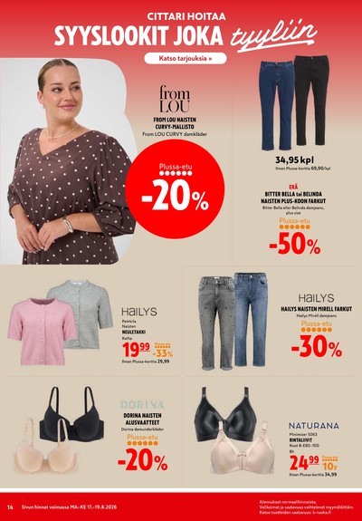 K-Citymarket tarjouslehti viikolta 34 sivu 14