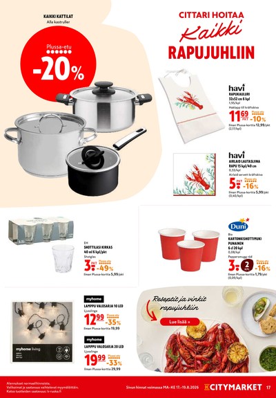 K-Citymarket tarjouslehti viikolta 34 sivu 17
